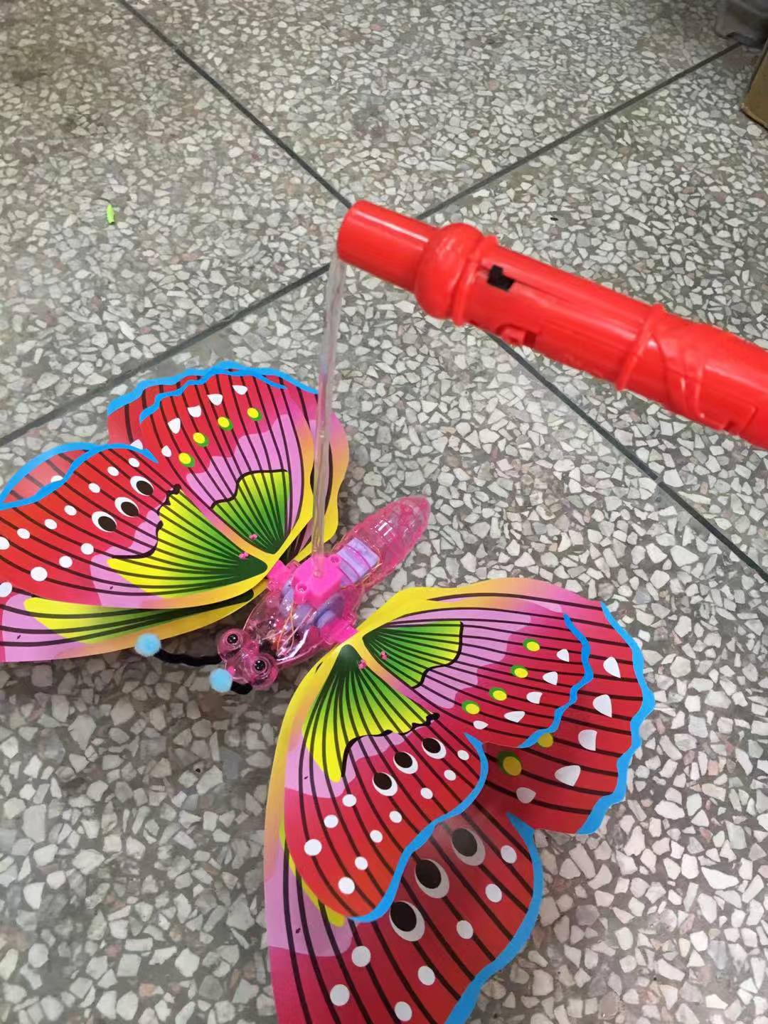 New Portable Butterfly Luminous Electric Music Portable Lantern Electric Butterfly Stall Popular Luminous Toys Wholesale