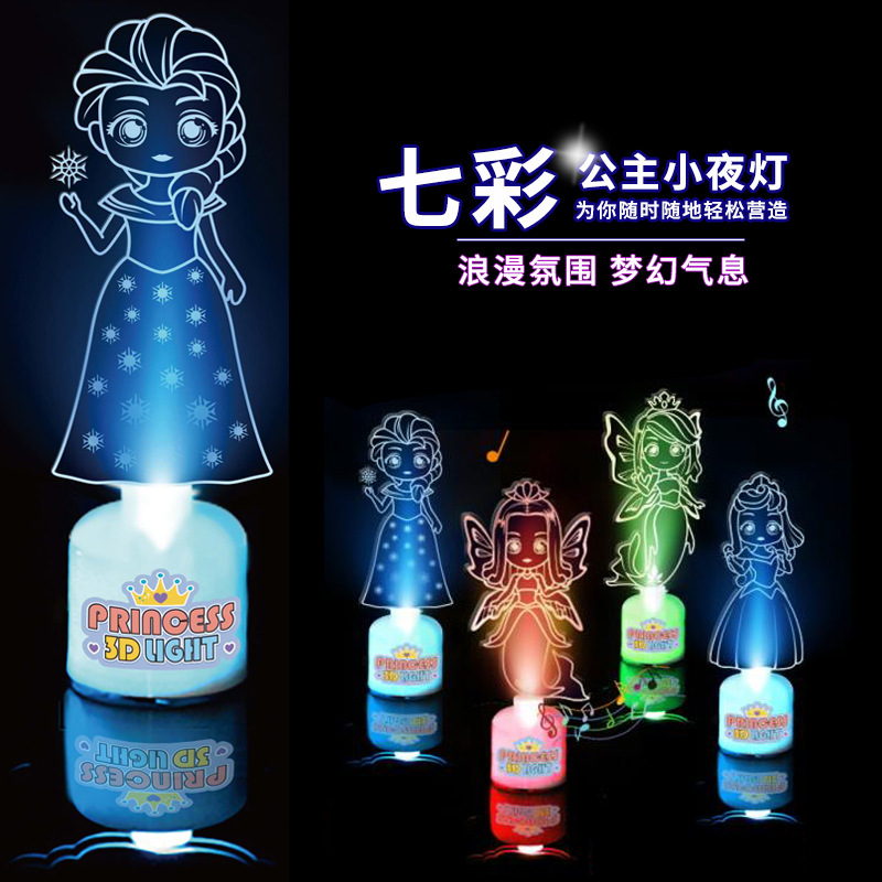 Christmas Tree Santa Claus Light Music Small Night Lamp Children&#039;s Luminous Toys Small Gift Night Market Stall Supply