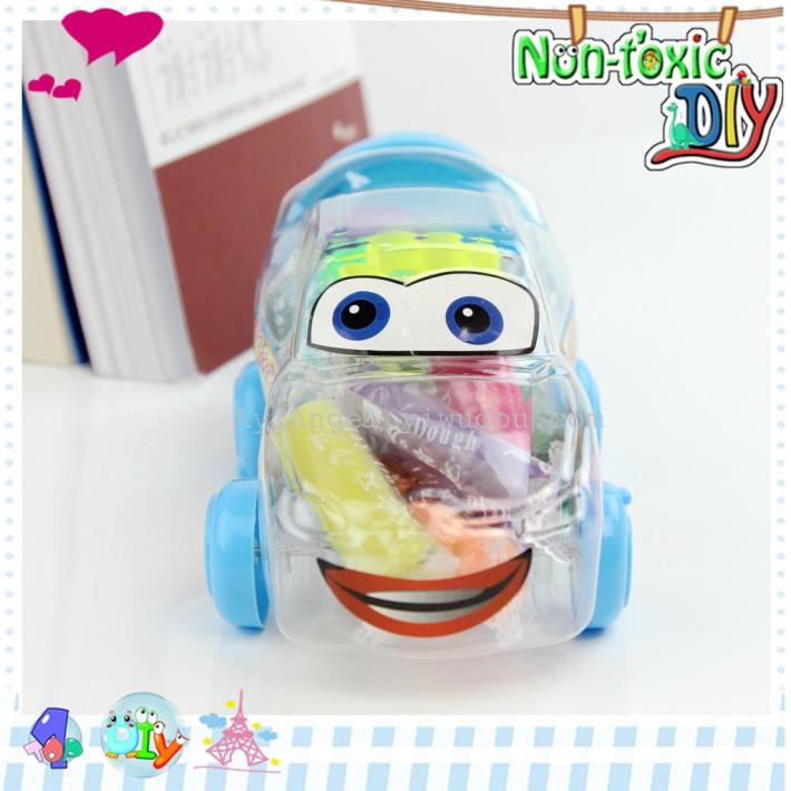 Sports car piggy bank DIY creative environmental protection non-toxic 3D color clay plasticine