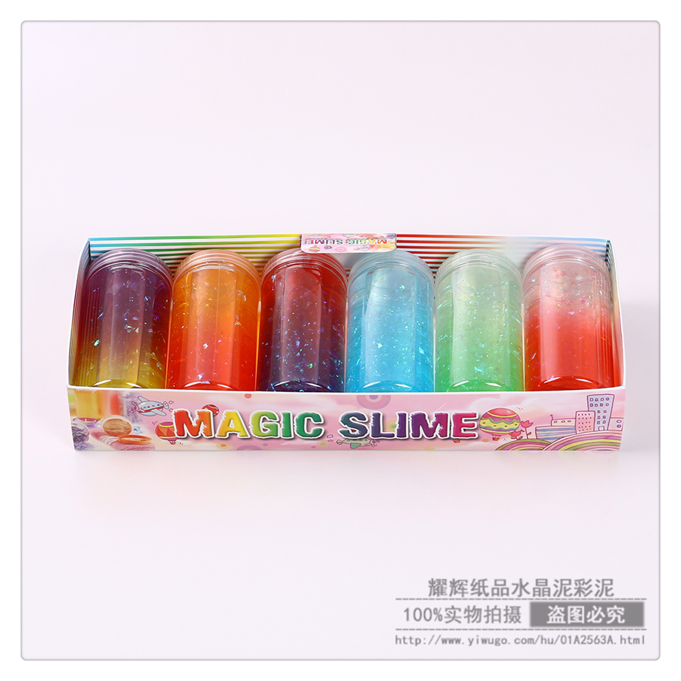 Crystal Mud Maldives Slim Non-Stick Hand Fake Cement Plasticine Water Bomb Mud Crystal Starry Sky Mud Decompression
