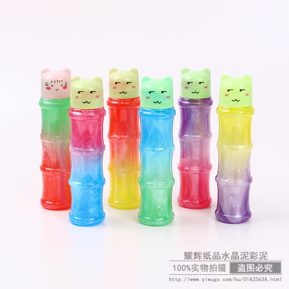 Crystal Mud Slim Plasticine Plasticene Bulk Clay Safety Environmental Protection Colored Clay Transparent Material Children&#039;s Toys