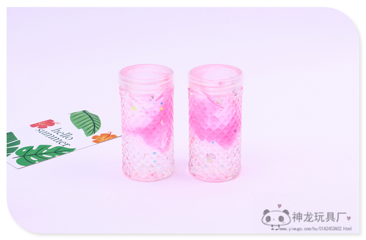 Fun Decompression Mud Stamp Mud Eight-Color Set Lime Foaming Glue Transparent Jelly Plasticine Crystal Mud