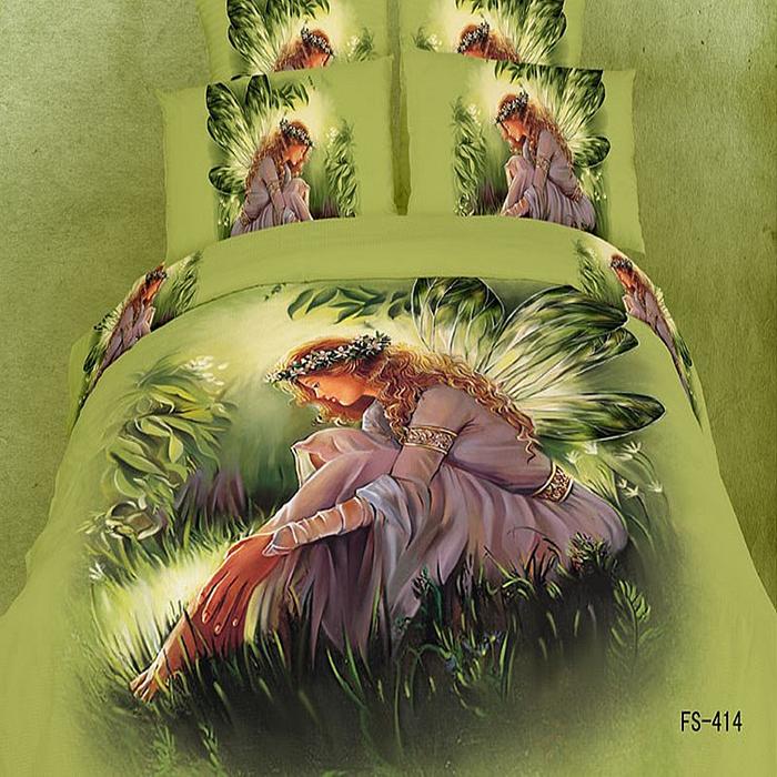3D painting floral cotton four set elegant wedding bedding factory outlets selling roses bedding