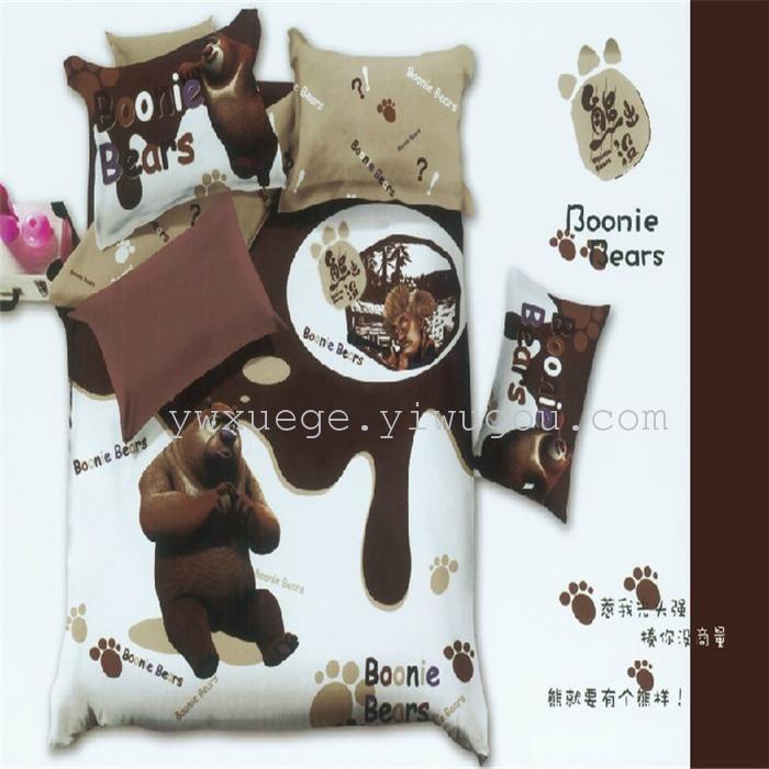Home textiles cartoon fashion wedding bedding set of four sweet personality about sanded four sets of warm factory direct Home textiles cartoon fashion wedding bedding set of four sweet personality about sanded four sets of warm factory direct