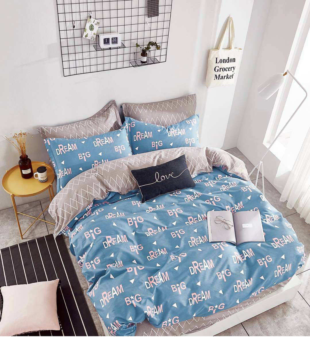 Gong satin-cotton four-piece wedding bedding wholesale autumn winter foreign trade students double home textile Gong satin-cotton four-piece wedding bedding wholesale autumn winter foreign trade students double home textile