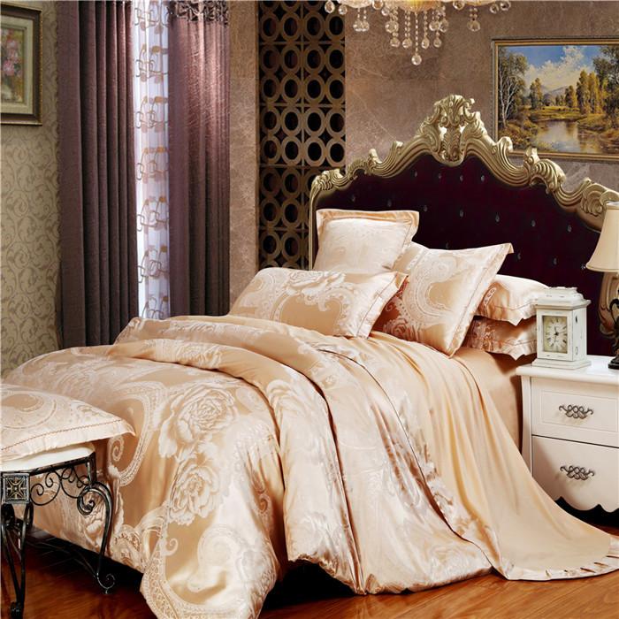 Yiwu snow pigeon spinning Tencel satin Jacquard wedding bedding package 2015 fashion 4 pieces bedding set Yiwu snow pigeon spinning Tencel satin Jacquard wedding bedding package 2015 fashion 4 pieces bedding set