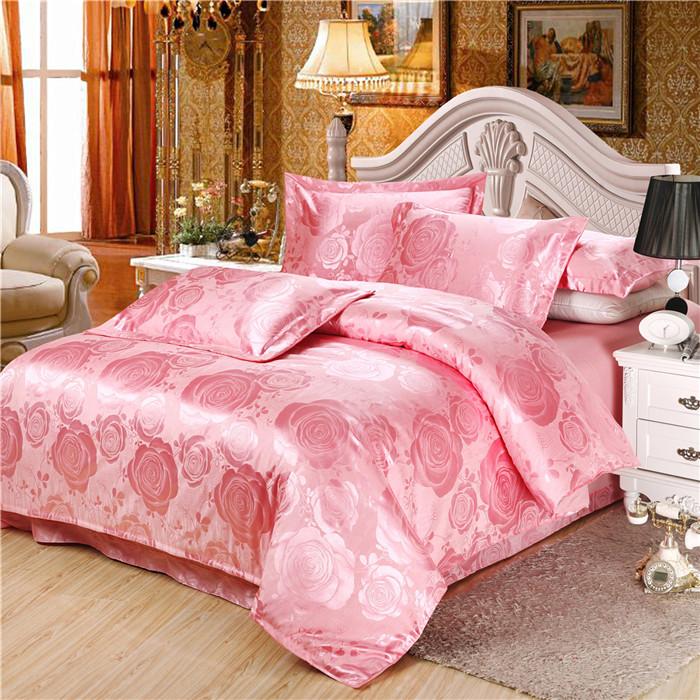 Yiwu snow pigeon spinning Tencel satin Jacquard wedding bedding package 3or4 pieces bedding set 2015 Yiwu snow pigeon spinning Tencel satin Jacquard wedding bedding package 3or4 pieces bedding set 2015