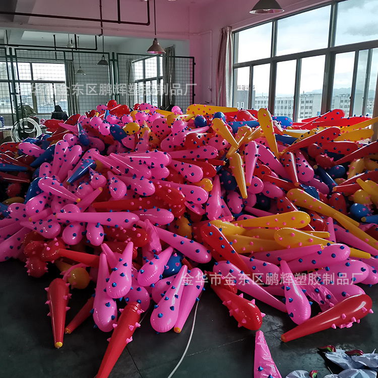 Factory in Stock PVC Inflatable Spiked Club Inflatable Toys Wholesale Wedding, Marriage Decorative Stall Organizing Props