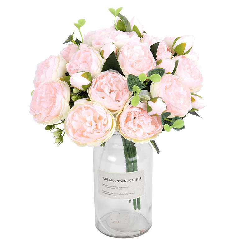 5Head Feilipersia Artificial Rose Artificial Flower KoreanStyle Hand Beam Home Wedding Shooting Props Ornamental Flower