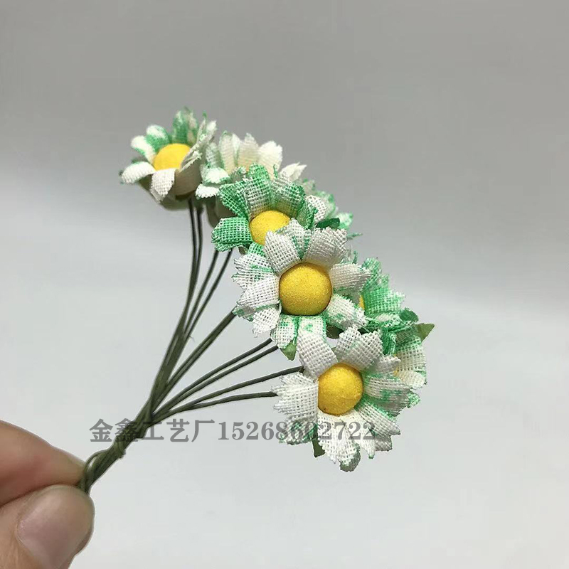 Silk Daisy Artificial Flower Bouquet Multicolor Daisy Wedding Flower Decoration Scrapbooking Fake Rose Flower
