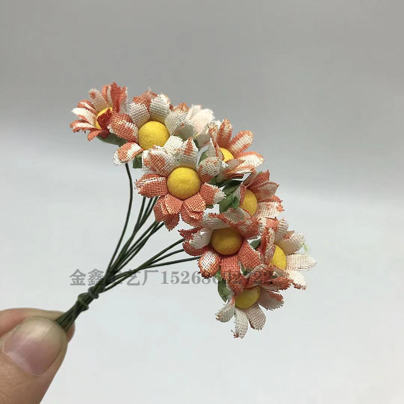 Silk Daisy Artificial Flower Bouquet Multicolor Daisy Wedding Flower Decoration Scrapbooking Fake Rose Flower
