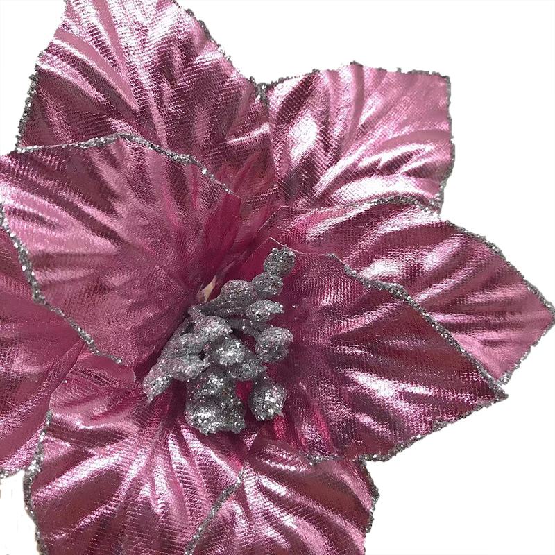 Glitter Poinsettia Flower Christmas Decor Wreath Tree Decorations Xmas Gift Party Wedding Flower Scrapbook Garlands Ratt Glitter Poinsettia Flower Christmas Decor Wreath Tree Decorations Xmas Gift Party Wedding Flower Scrapbook Garlands Ratt