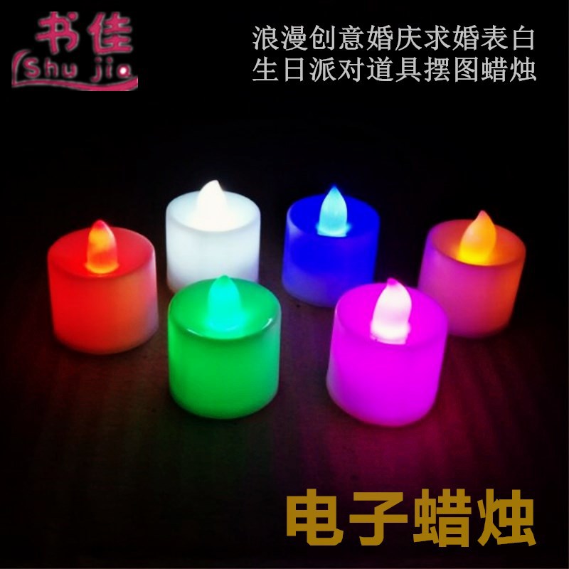 Electric Candle Lamp LED Candle Light Creative Wedding Birthday Wedding Candle Venue Layout Props Electronic Candle