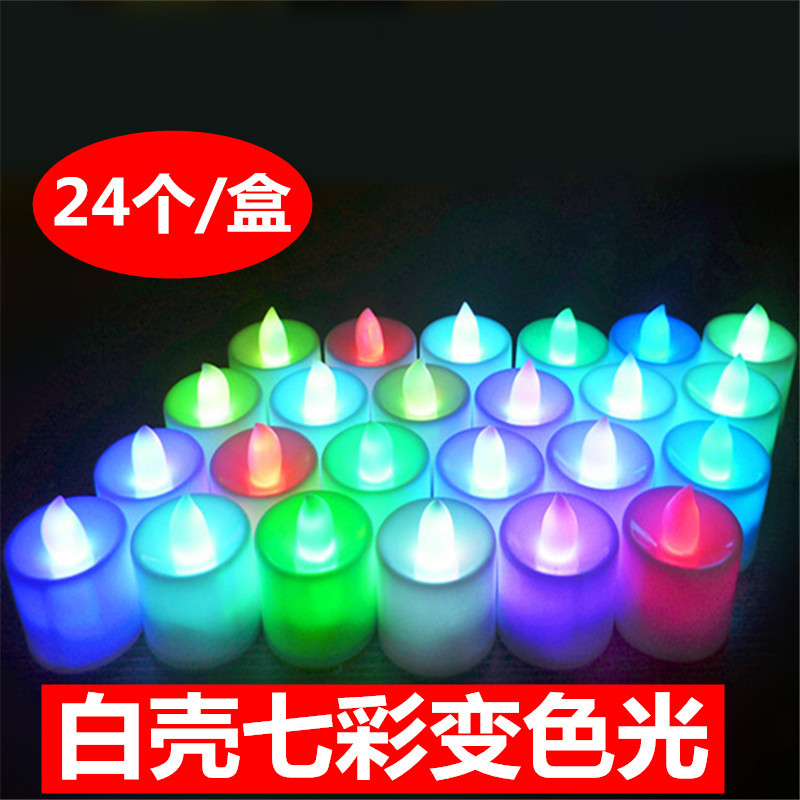 Electric Candle Lamp LED Candle Light Creative Wedding Birthday Wedding Candle Venue Layout Props Electronic Candle