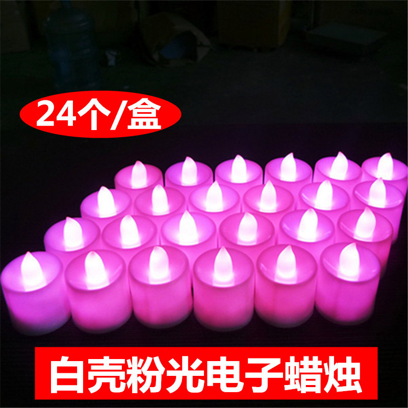 Electric Candle Lamp LED Candle Light Creative Wedding Birthday Wedding Candle Venue Layout Props Electronic Candle