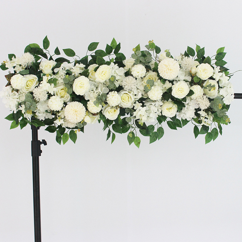 New Wedding Flower Row Wedding Stage Background Wall Decoration Decorative Flowers Outdoor Wedding flower