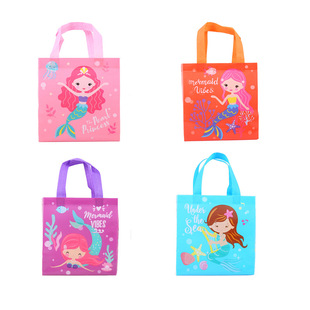 New Wedding Gift Non-Woven Hand Shopping Bag Color Film Packaging Gift Bag Take-out Packing Bag