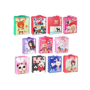 New Wedding Gift Non-Woven Hand Shopping Bag Color Film Packaging Gift Bag Take-out Packing Bag