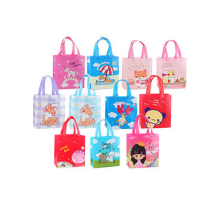 New Wedding Gift Non-Woven Hand Shopping Bag Color Film Packaging Gift Bag Take-out Packing Bag