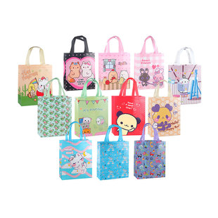 New Wedding Gift Non-Woven Hand Shopping Bag Color Film Packaging Gift Bag Take-out Packing Bag