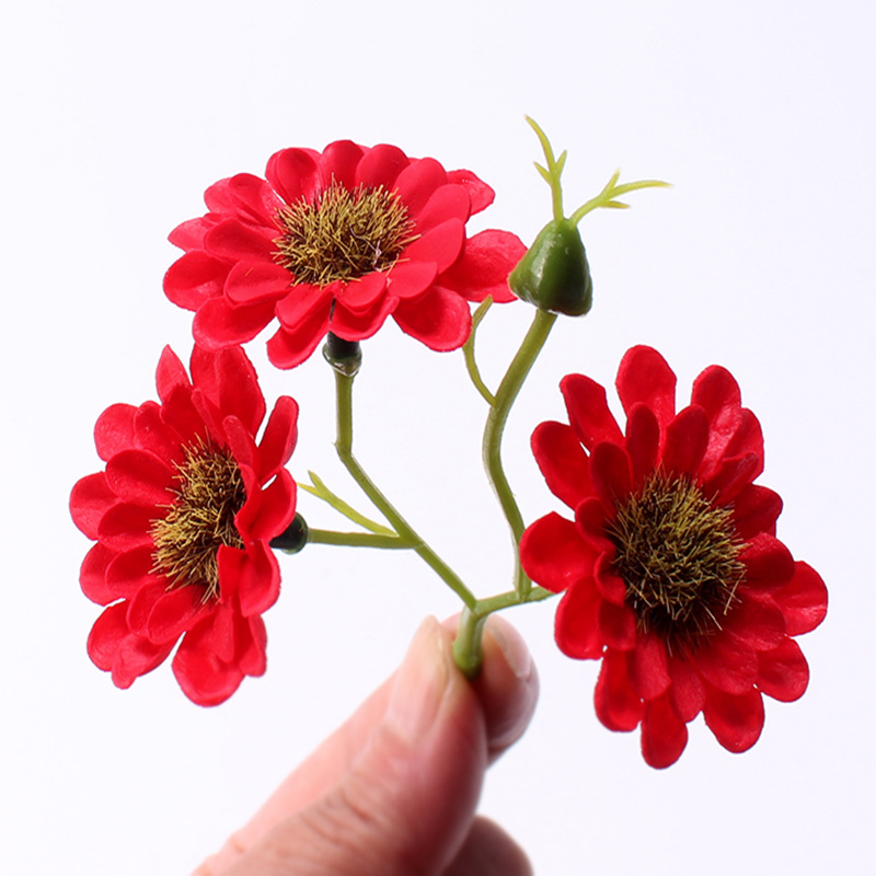 Christmas Bouquet Wedding Gift Box Simulation African Chrysanthemum Fake Flower Soap Rose Perianth Ono Chrysanthemum Craft Gift