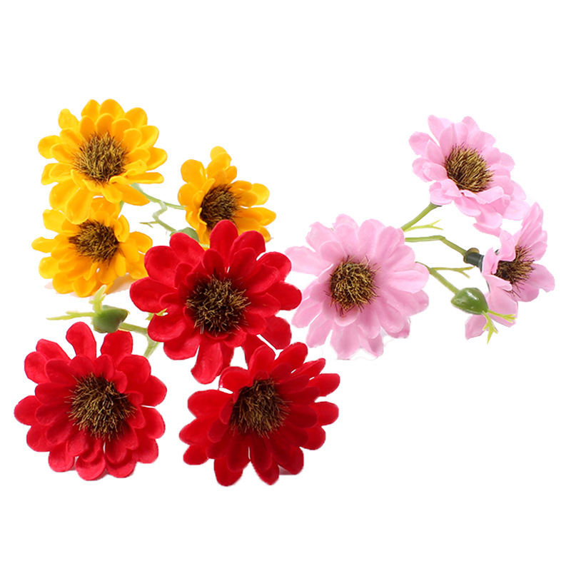 Christmas Bouquet Wedding Gift Box Simulation African Chrysanthemum Fake Flower Soap Rose Perianth Ono Chrysanthemum Craft Gift