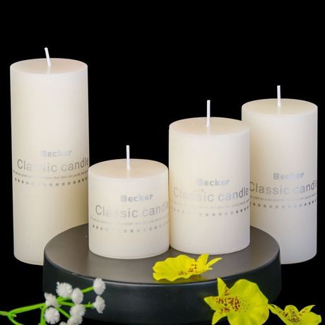Big candles smokeless cylindrical candles birthday candles hotel wedding candles decorative candles wholesale
