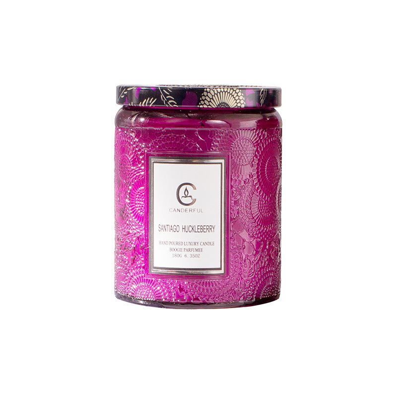  Glass Cup Wax Fragrance Candle DIY Handmade Wedding Birthday Hand Gift Soy Wax Aromatherapy Candle Wedding candles