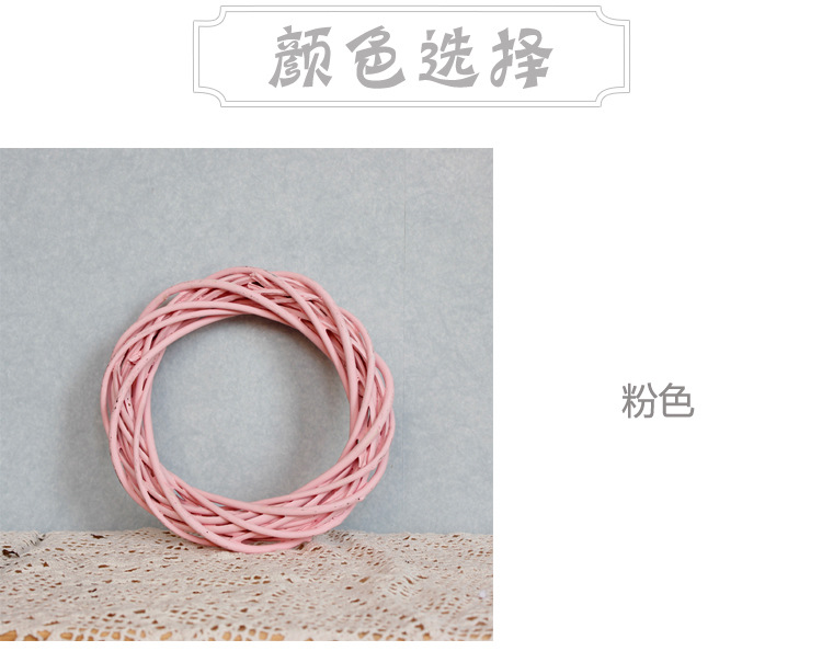 Christmas rattan ring wicker Arts and crafts flower Wedding Window door hanging Immortal Rattan ring souvenir Christmas rattan ring wicker Arts and crafts flower Wedding Window door hanging Immortal Rattan ring souvenir