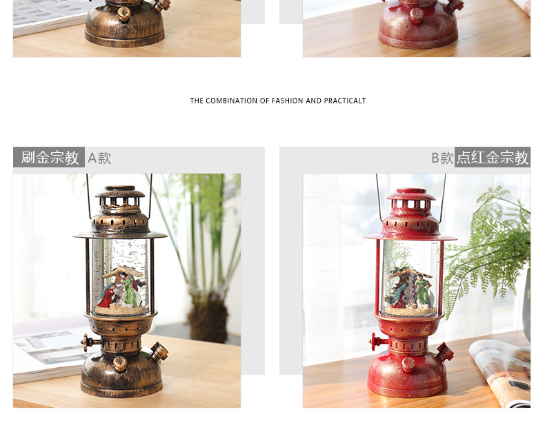 Tiktok Storm Lantern Wedding Lights Vintage Steam Lights Festive European-Style Decorative Ornaments Christmas Crystal Box Xuyuan Storm Lantern Crystal Tiktok Storm Lantern Wedding Lights Vintage Steam Lights Festive European-Style Decorative Ornaments Christmas Crystal Box Xuyuan Storm Lantern Crystal