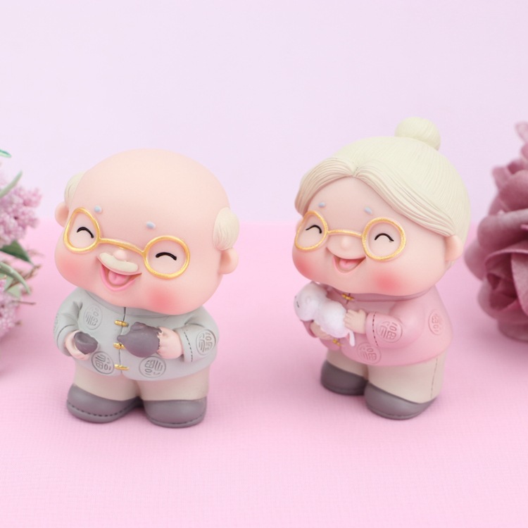 Creative Cute Old Man Old Lady Baking Cake Ornaments Happy Couples Birthday Cake Decorative Ornaments Wedding Gift Creative Cute Old Man Old Lady Baking Cake Ornaments Happy Couples Birthday Cake Decorative Ornaments Wedding Gift