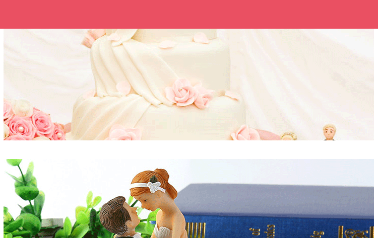 Hot European cake top decoration resin decoration cake resin crafts wedding supplies wholesale