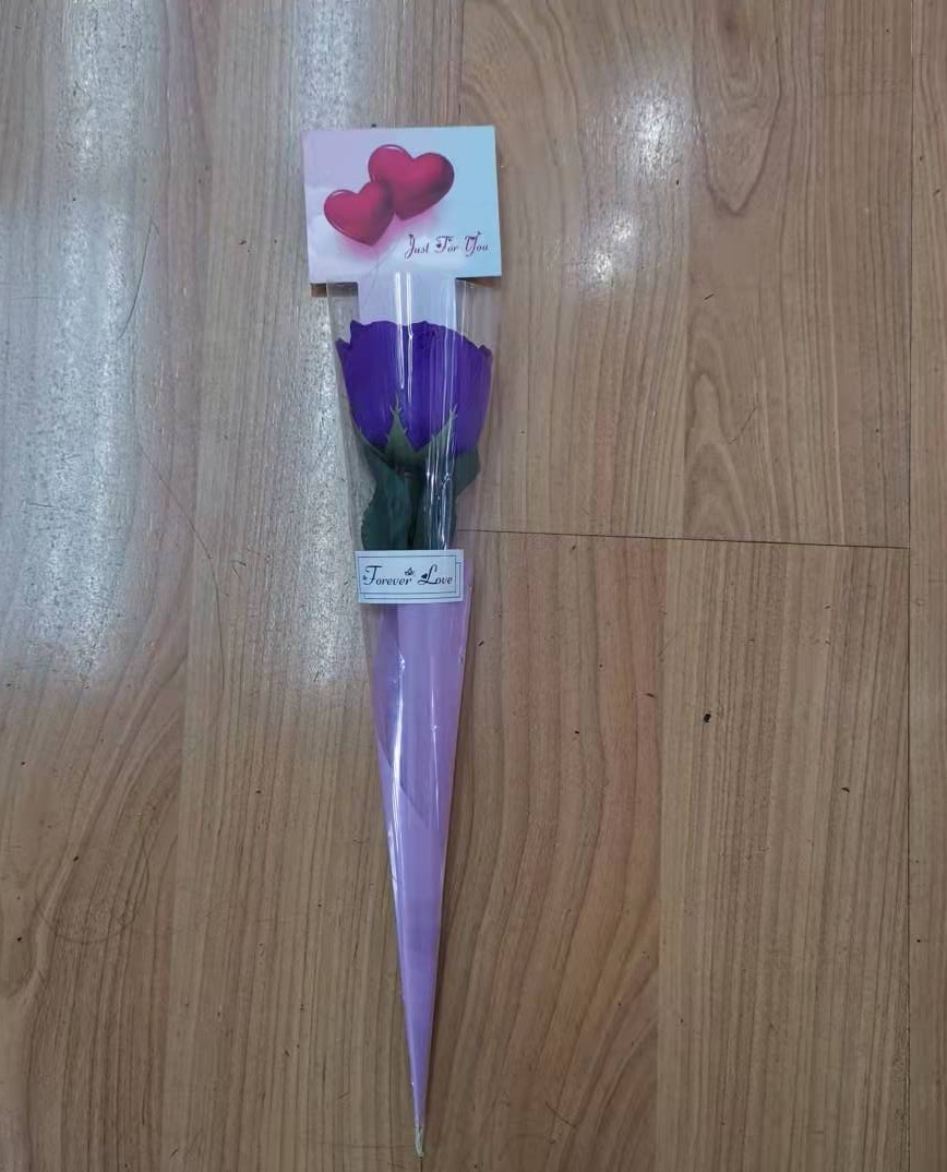 Valentine&#039;s Day 3.8 Goddess Festival Mother&#039;s Day Gift Single Soap Flower Emulational Rose Flower Cross-Border Wholesale