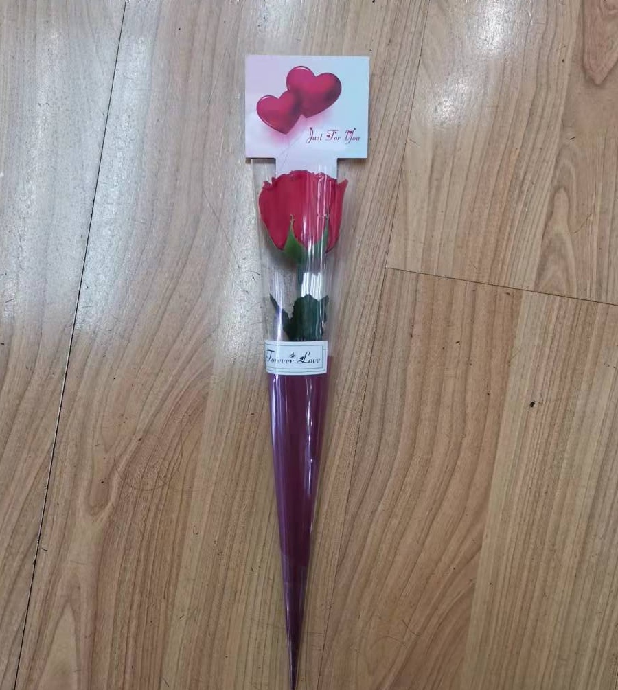 Valentine&#039;s Day 3.8 Goddess Festival Mother&#039;s Day Gift Single Soap Flower Emulational Rose Flower Cross-Border Wholesale