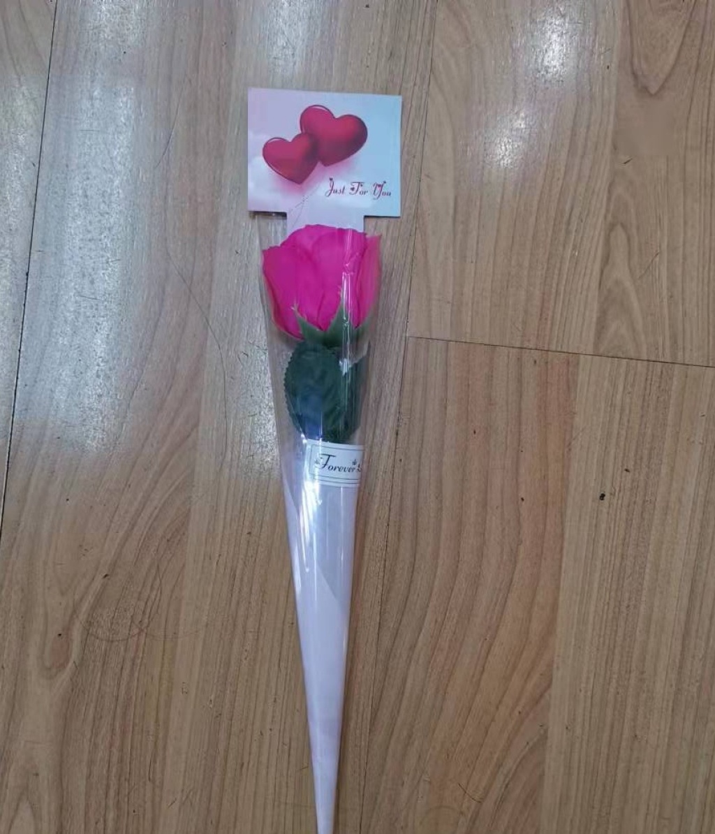 Valentine's Day 3.8 Goddess Festival Mother's Day Gift Single Soap Flower Emulational Rose Flower Cross-Border Wholesale