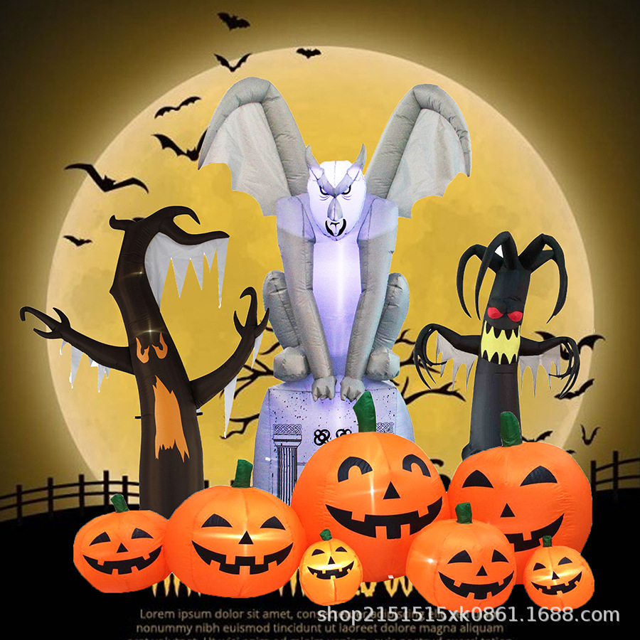 Halloween Horror Ghost Festival with illuminated Inflatable Pumpkin Bat Spider Inflatable Inflatable Christmas Air Mold Halloween Horror Ghost Festival with illuminated Inflatable Pumpkin Bat Spider Inflatable Inflatable Christmas Air Mold