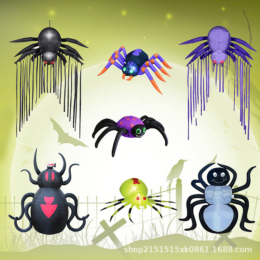 Halloween Horror Ghost Festival with illuminated Inflatable Pumpkin Bat Spider Inflatable Inflatable Christmas Air Mold Halloween Horror Ghost Festival with illuminated Inflatable Pumpkin Bat Spider Inflatable Inflatable Christmas Air Mold