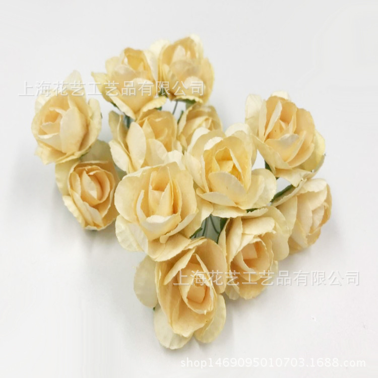 Garland Material Azalea Rose DIY Wedding Wedding Candies Box Embellished Gift Box Packaging Decoration Accessories Paper Flower