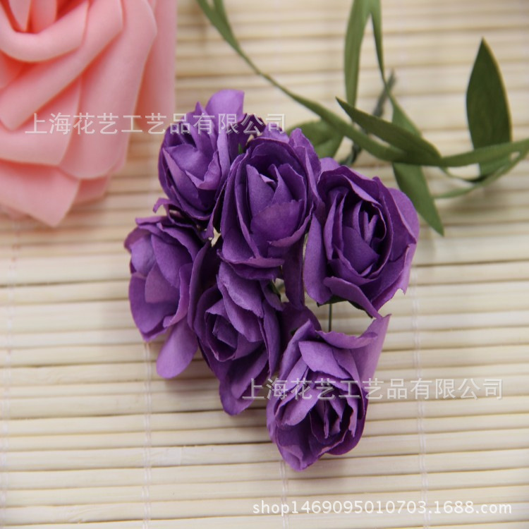 Garland Material Azalea Rose DIY Wedding Wedding Candies Box Embellished Gift Box Packaging Decoration Accessories Paper Flower