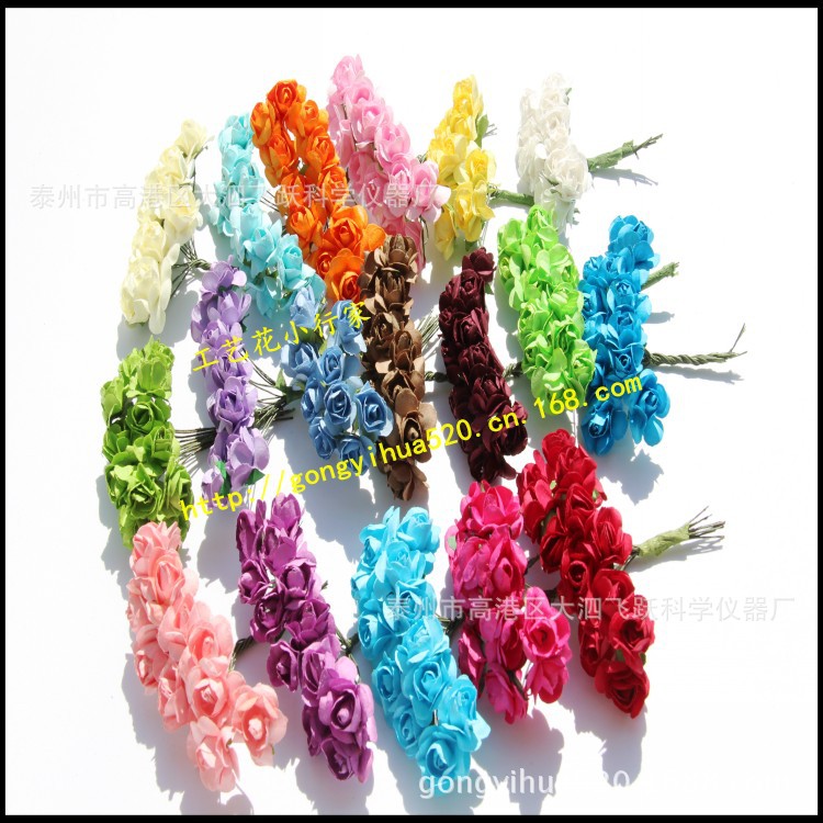 Garland Bracelet Material Paper Flower Medium Plum Artificial Flower Wedding Candies Box Packing Boxes Dried Flowers Bouquet Accessories Ornamental Flower