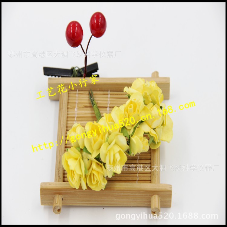 Garland Bracelet Material Paper Flower Medium Plum Artificial Flower Wedding Candies Box Packing Boxes Dried Flowers Bouquet Accessories Ornamental Flower