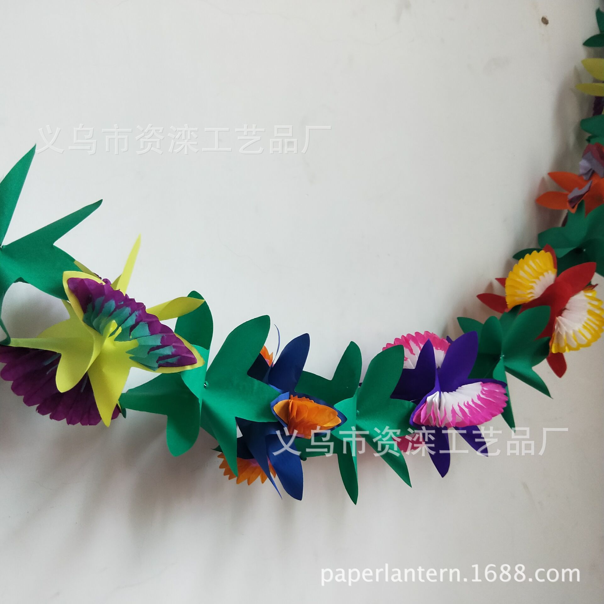 Amazon Hot Selling Hawaiian Party Paper Flower New Three-Dimensional Garland 3 M Colorful Paper Flower Birthday Pulling Banner Amazon Hot Selling Hawaiian Party Paper Flower New Three-Dimensional Garland 3 M Colorful Paper Flower Birthday Pulling Banner