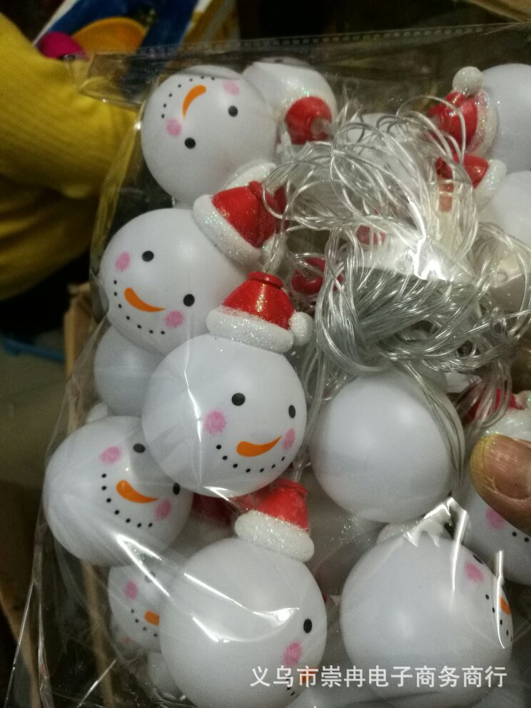 Led Christmas snowman battery lights string 20 lights 3 meters battery Christmas tree accessories Christmas lights string Led Christmas snowman battery lights string 20 lights 3 meters battery Christmas tree accessories Christmas lights string
