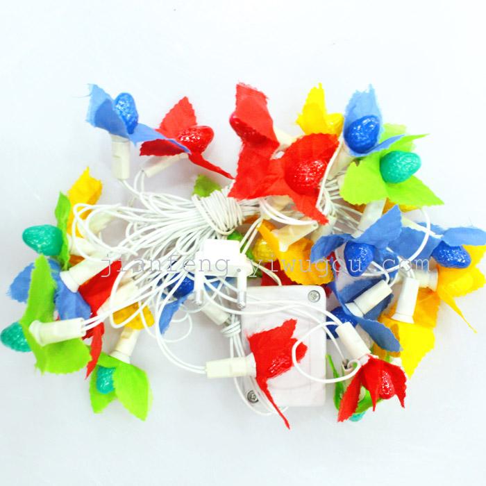 Factory direct decorative Lantern string lights Christmas lights holiday lights new year leaves lights