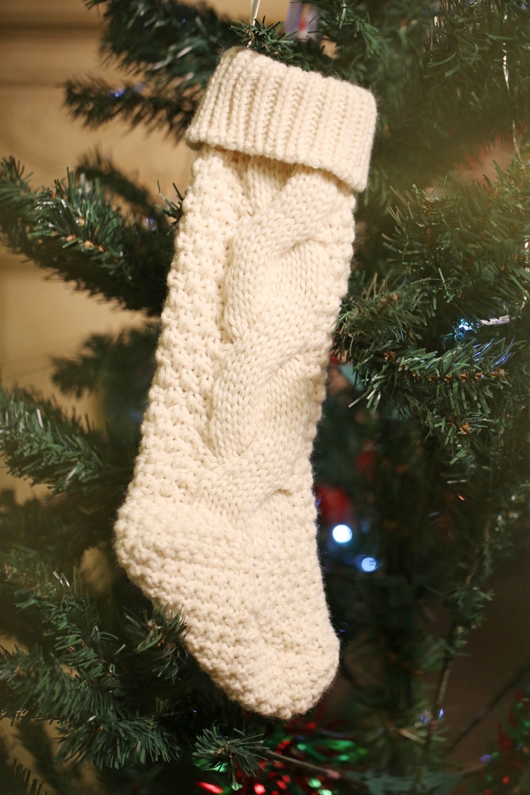 Gift Knitted Christmas Foot Sock Pendant Gift Bag Decorative Pendant Candy Bag Linen Flower Color Foot Sock Spot Large