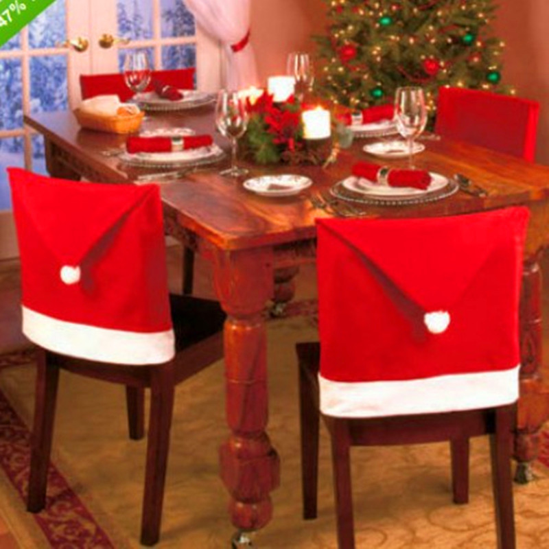 Christmas Decorations Christmas Chair Cover Christmas Hat Christmas Daily Necessities Christmas Big Chair Cover