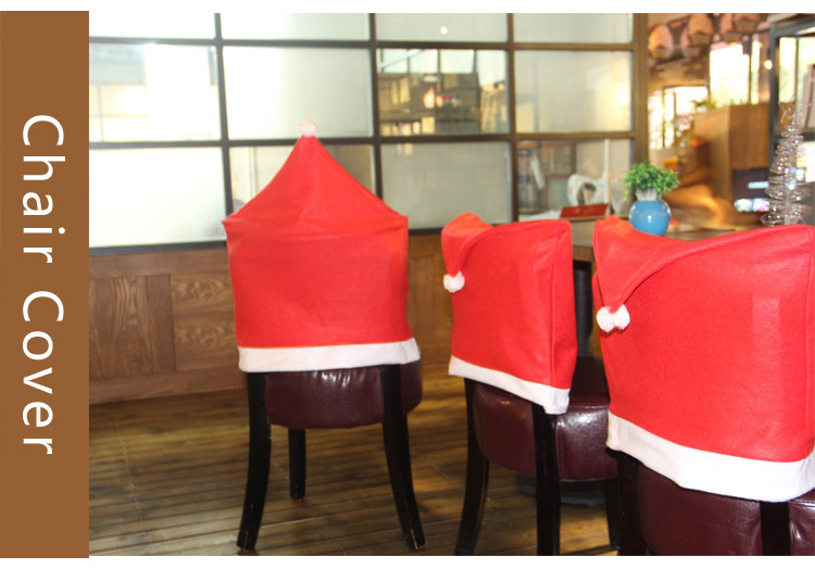 Christmas Decorations Christmas Chair Cover Christmas Hat Christmas Daily Necessities Christmas Big Chair Cover