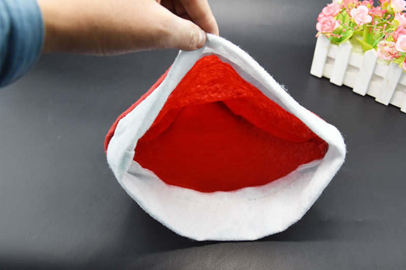 Foreign Trade Non-Woven Christmas Cap Gift Decoration Children Adult Christmas Hat Christmas Party Performance Cap