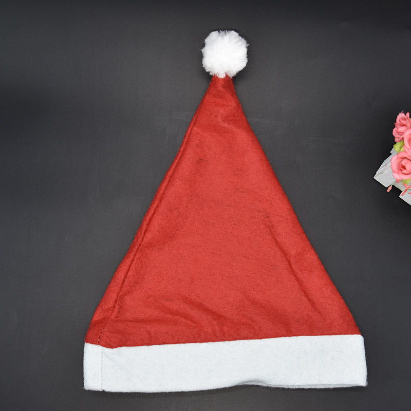 Foreign Trade Non-Woven Christmas Cap Gift Decoration Children Adult Christmas Hat Christmas Party Performance Cap