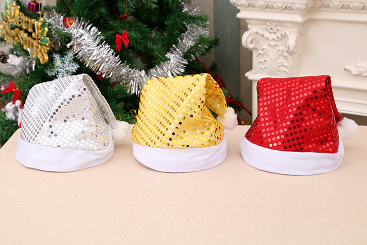 Christmas Adult Christmas Hat Sequined Christmas Decorative Cap Christmas Hat for the Elderly Party Performance Decorations Cap Christmas Adult Christmas Hat Sequined Christmas Decorative Cap Christmas Hat for the Elderly Party Performance Decorations Cap